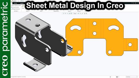 creo convert to sheet metal|creo parametric sheet metal tutorial.